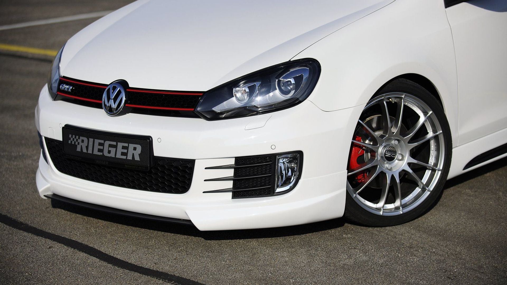 VOLKSWAGEN GOLF MK6 GTI RIEGER FRONT LIP (UNPAINTED)