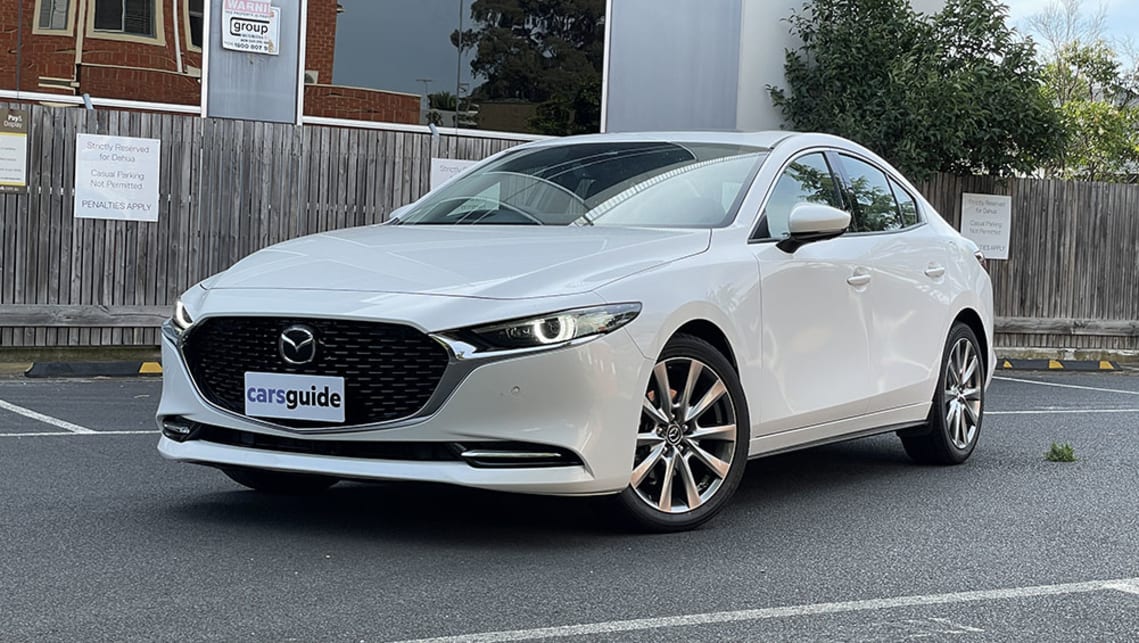 Weather Shield / Window Visor for MAZDA 3 (Sedan) 2020+ (Stainless Trim)