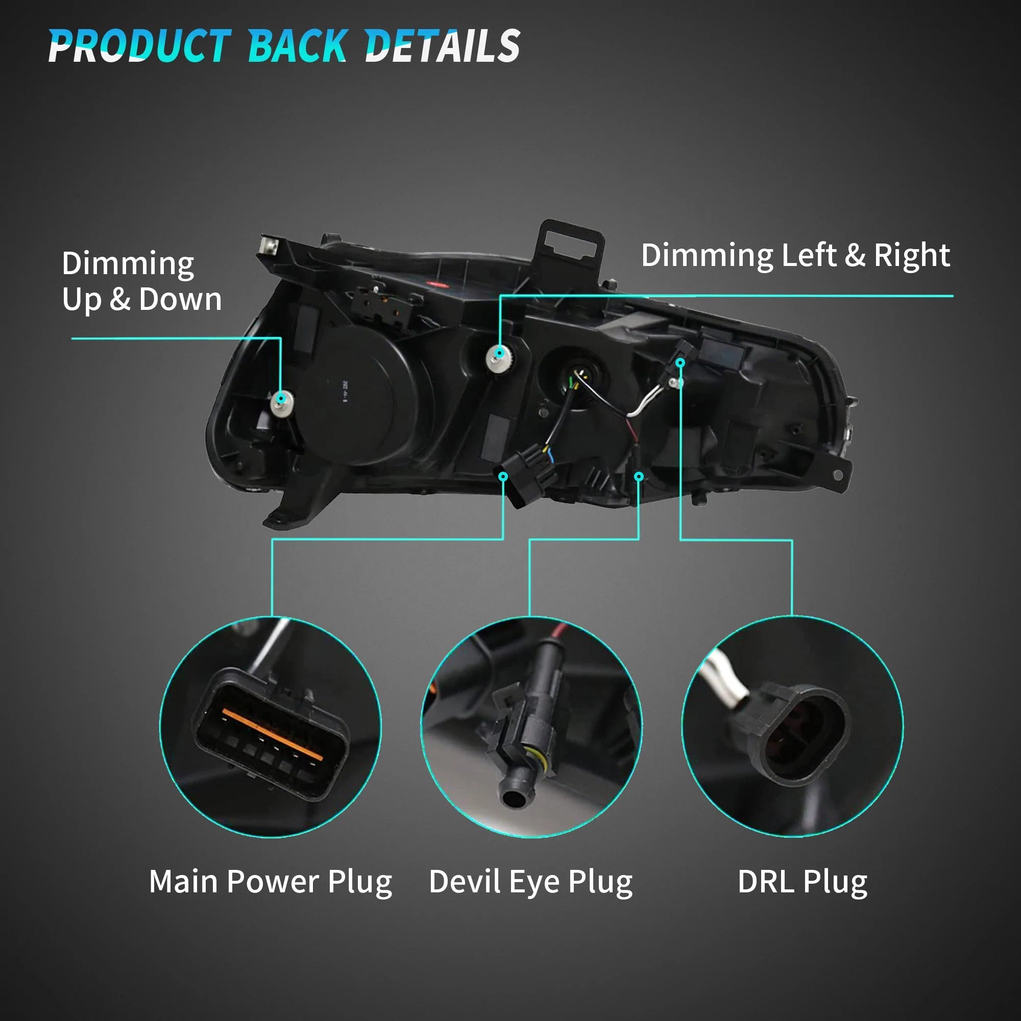 MITSUBISHI LANCER V2 SEQUENTIAL LED HEADLIGHTS