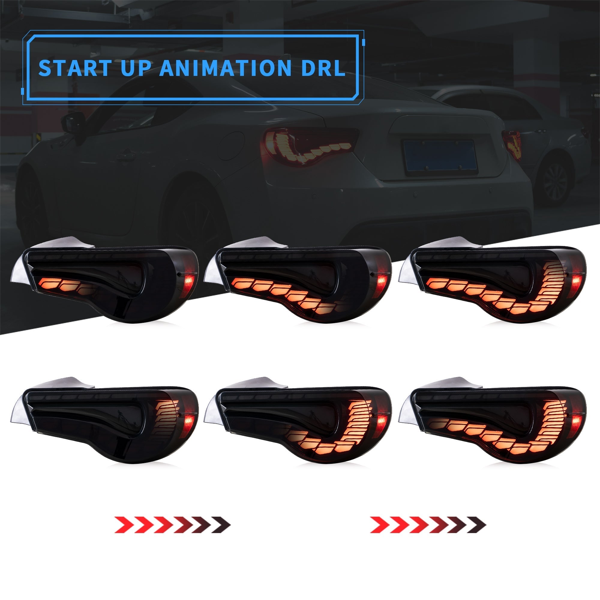 TOYOTA 86 / SUBARU BRZ OLED GTS STYLE SEQUENTIAL TAIL LIGHTS