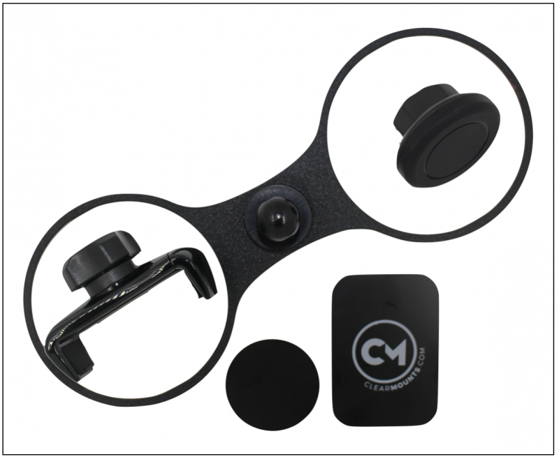 Clearmounts Swivel Magnetic & Cradle Holder Audi A3-S3-RS3 (8P)