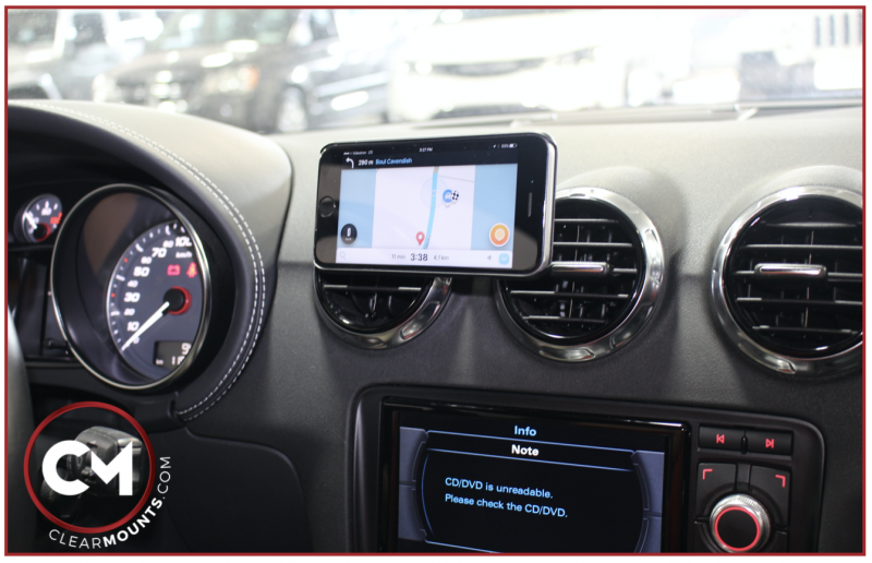 Clearmounts Swivel Magnetic & Cradle Holder Audi TT (MK2)