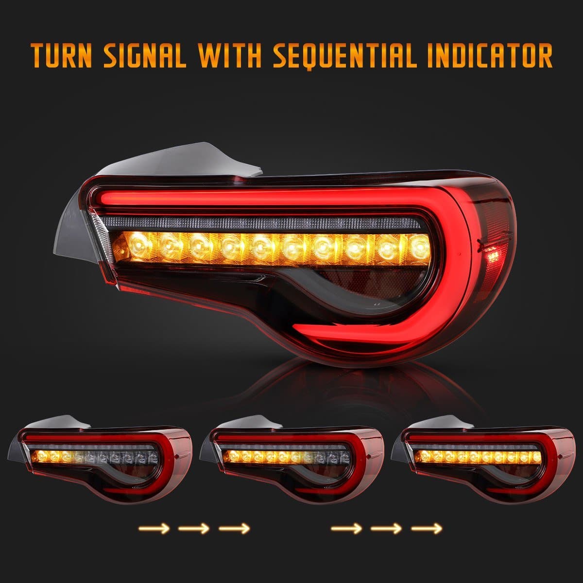 TOYOTA 86 / SUBARU BRZ LED SEQUENTIAL TAIL LIGHTS