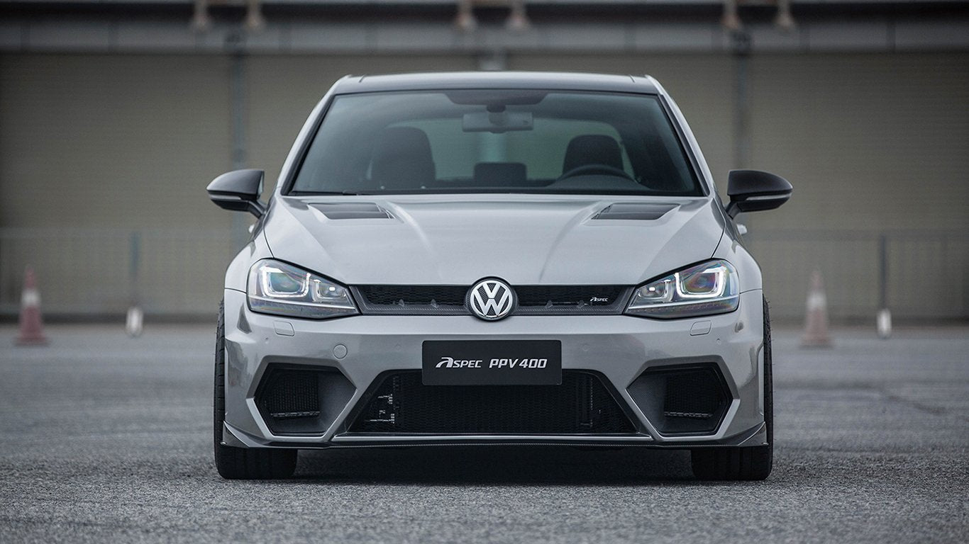 ASPEC Style Partial Carbon Vented Bonnet to Suit VW GOLF MK7 & MK7.5 Platforms (Incl. GTI & R)