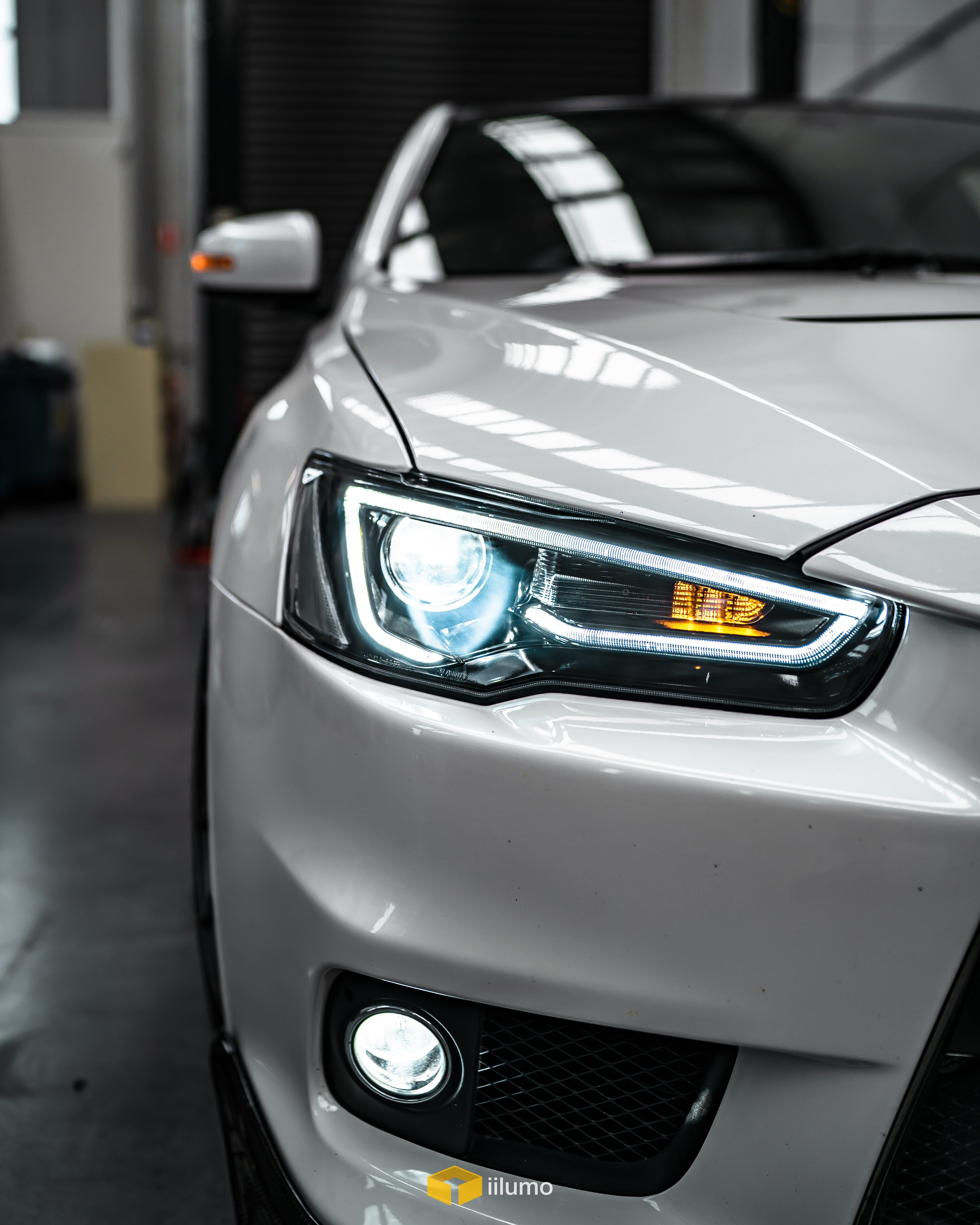 MITSUBISHI LANCER SEQUENTIAL LED HEADLIGHTS