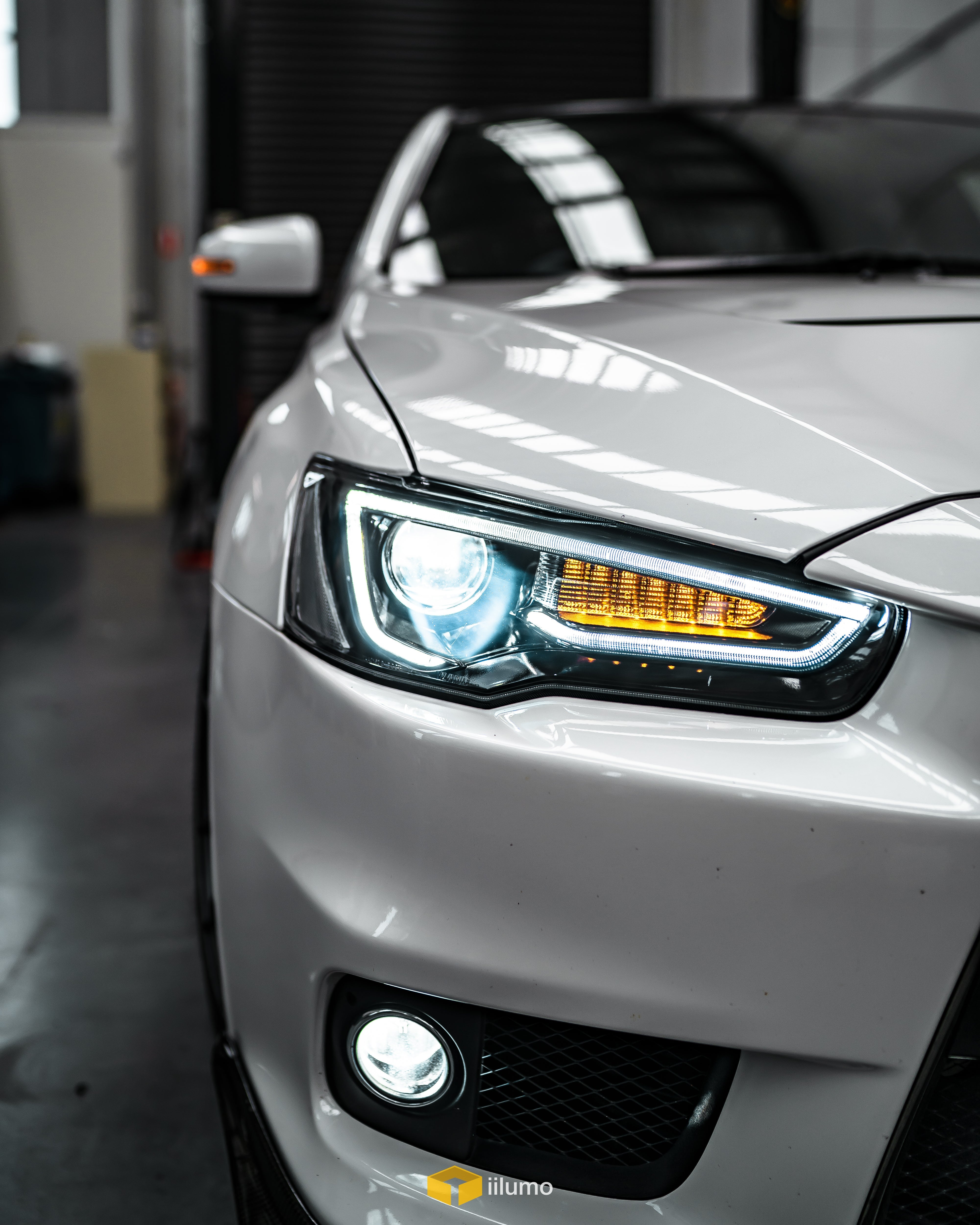 MITSUBISHI LANCER SEQUENTIAL LED HEADLIGHTS