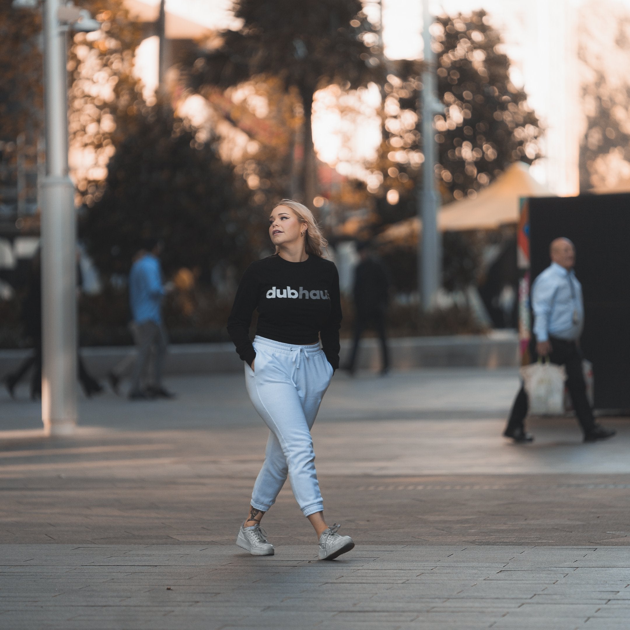 dubhaus. Logo Long Sleeve T-Shirt