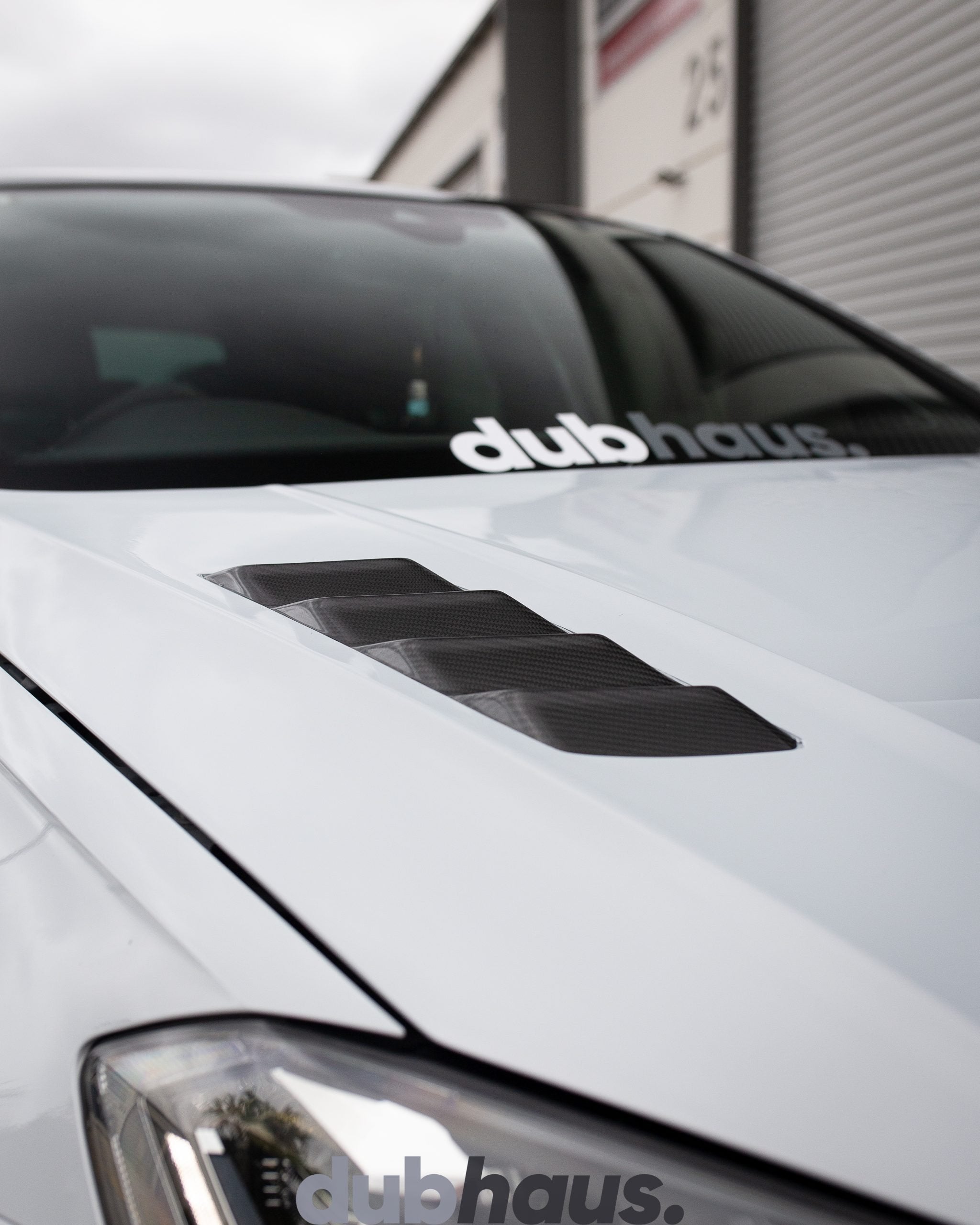 VRS Style Partial Carbon Vented Bonnet to Suit VW GOLF MK7 & MK7.5 Platforms (Incl. GTI & R)