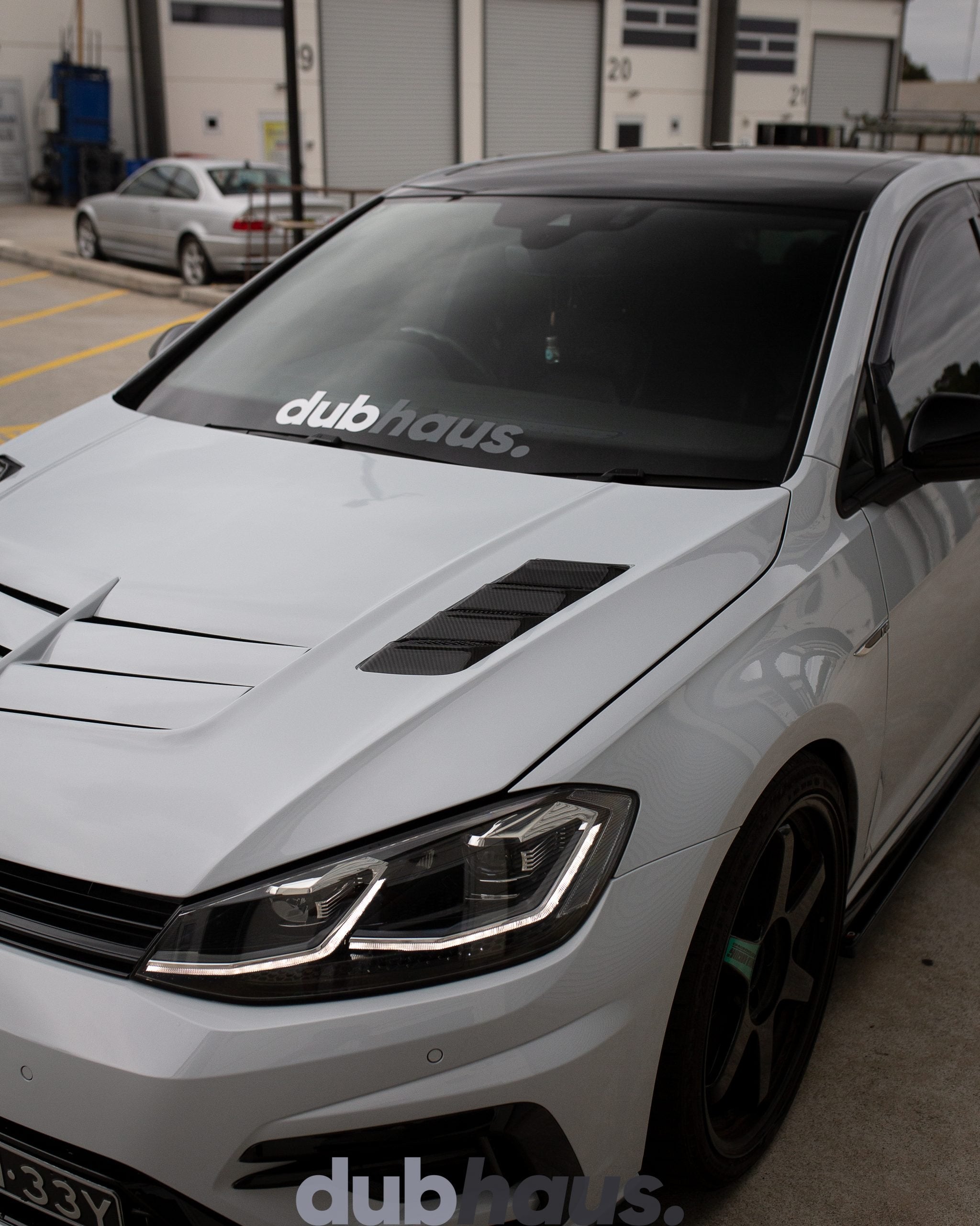 VRS Style Partial Carbon Vented Bonnet to Suit VW GOLF MK7 & MK7.5 Platforms (Incl. GTI & R)