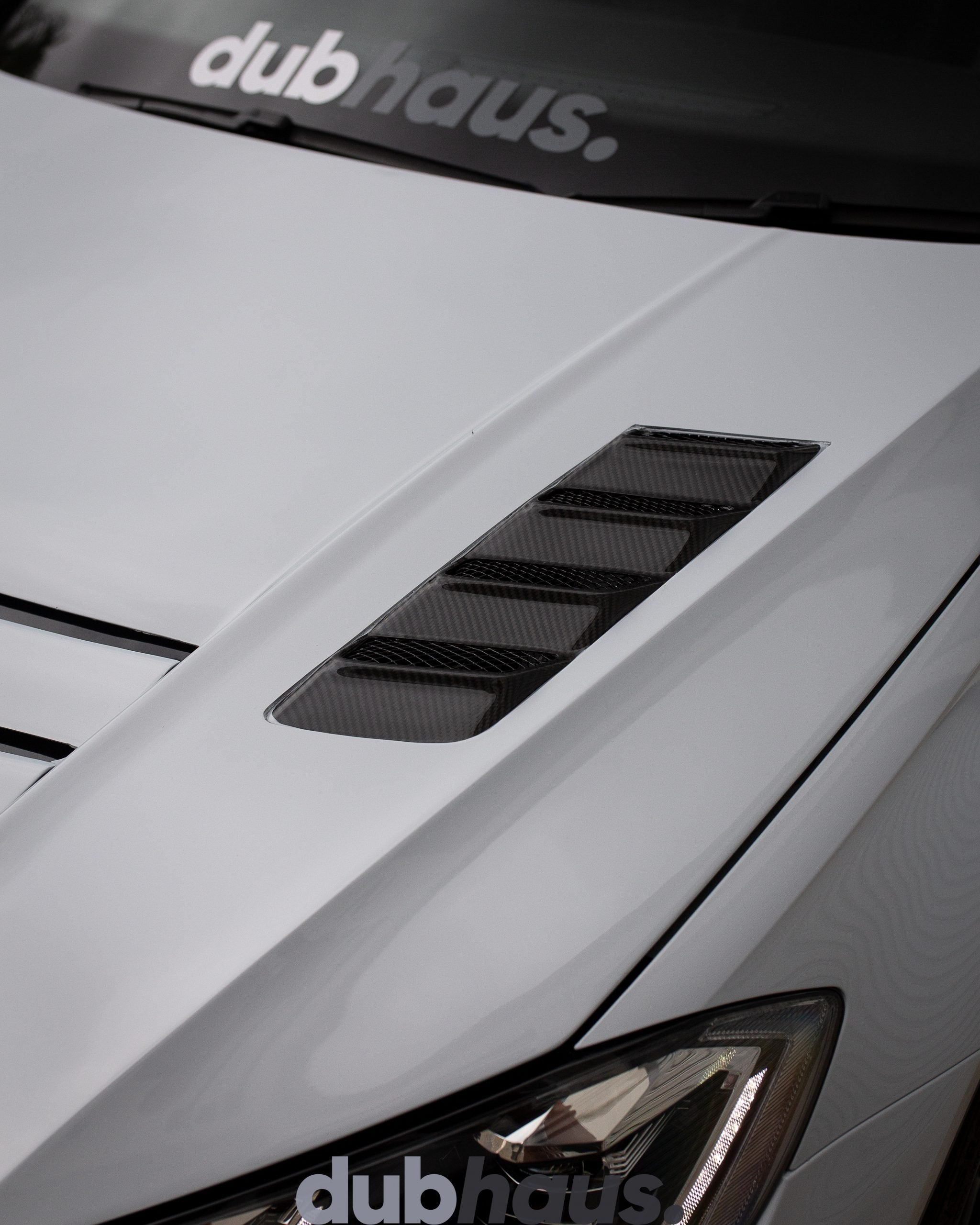 VRS Style Partial Carbon Vented Bonnet to Suit VW GOLF MK7 & MK7.5 Platforms (Incl. GTI & R)