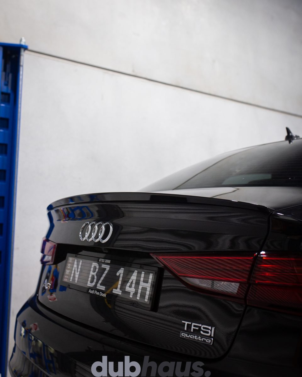 Audi A3/S3/RS3 8V Sedan S3 Style Boot Lip Spoiler