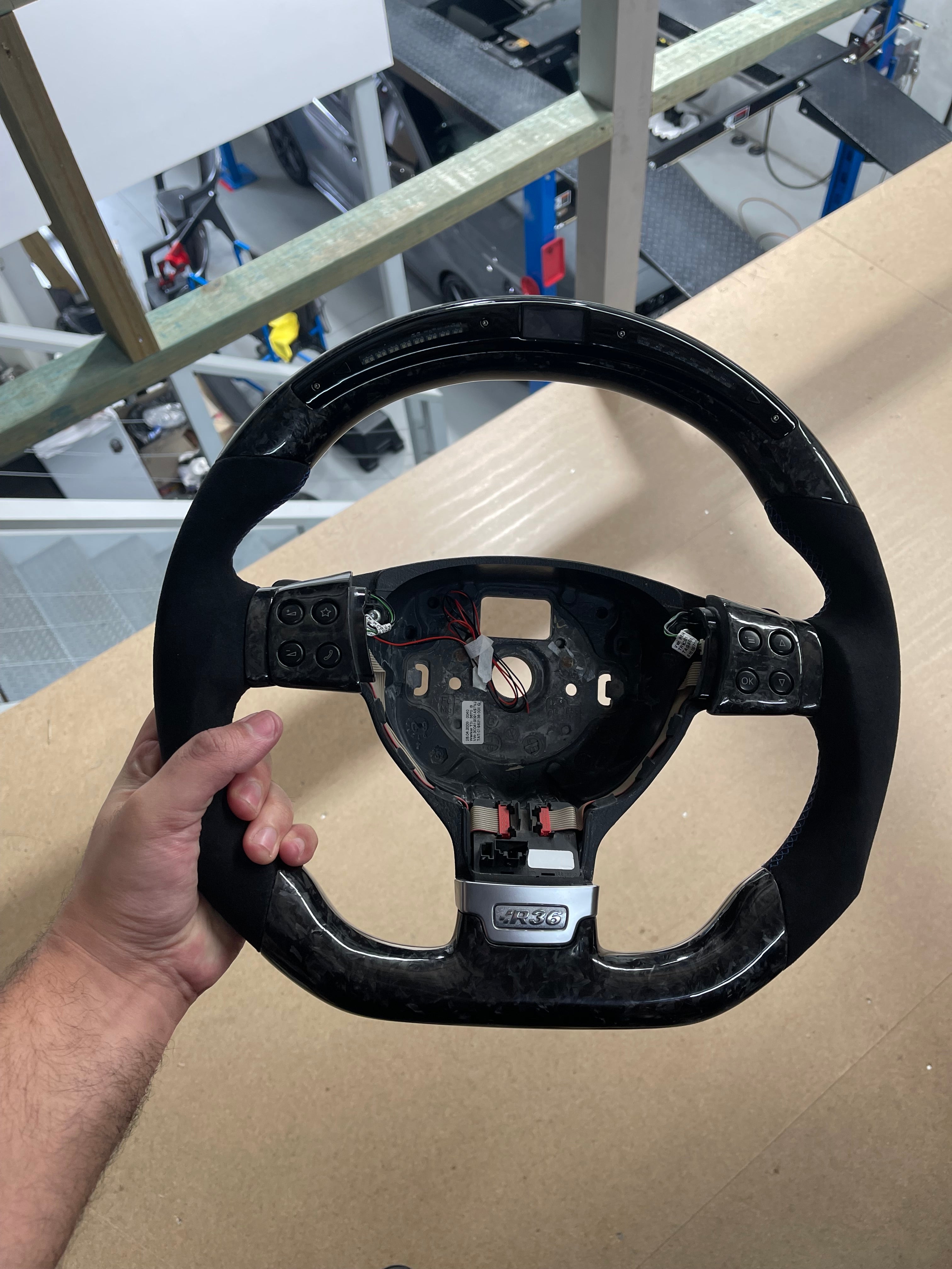 VW Golf MK5 TSI/GTI/R32 Carbon Steering Wheel