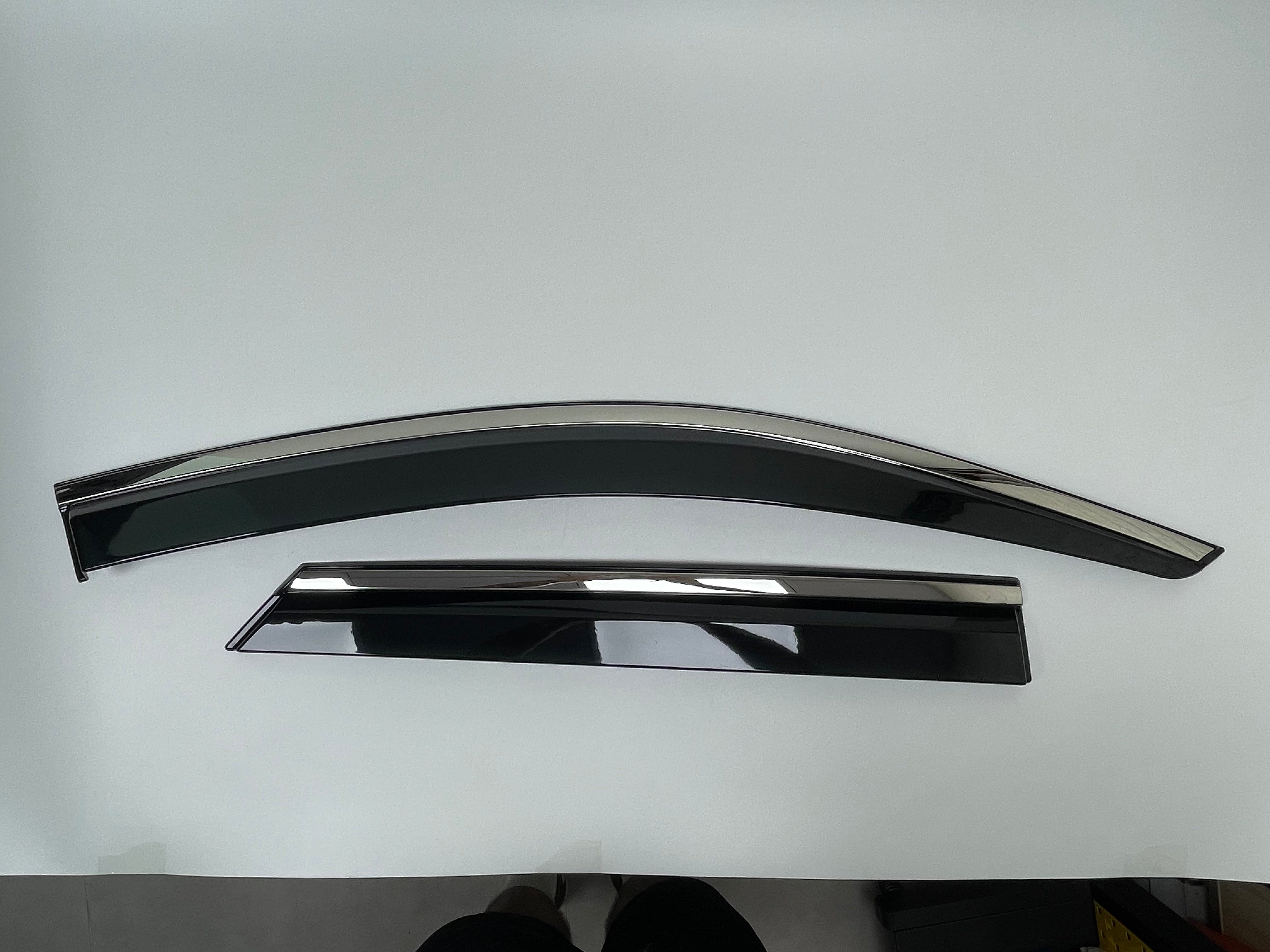 Weather Shield / Window Visor for VOLKSWAGEN T roc 2018+ (Stainless Trim)