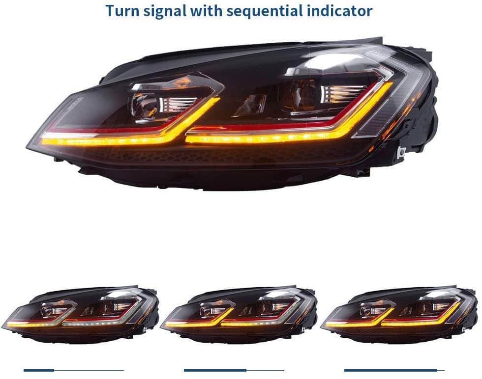 VW MK7.5R STYLE HEADLIGHTS (GOLF MK7)