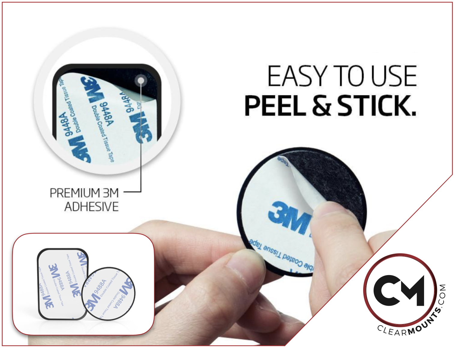 Clearmounts Magnetic Metal Plates