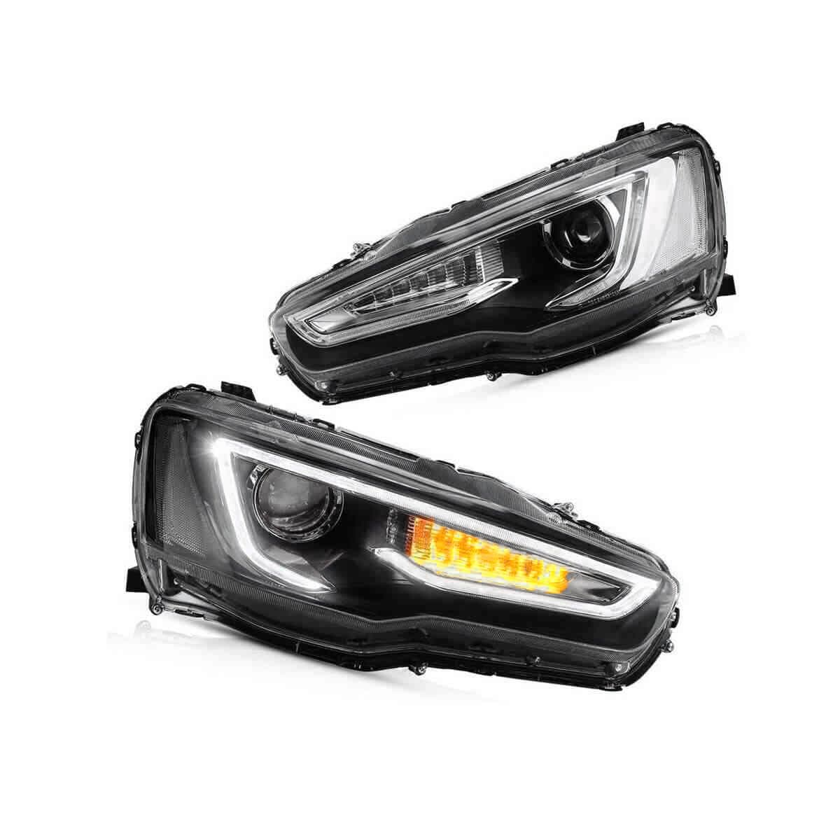 MITSUBISHI LANCER SEQUENTIAL LED HEADLIGHTS