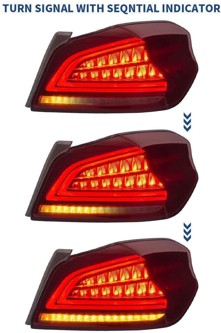 SUBARU WRX STI SEQUENTIAL LED TAIL LIGHTS