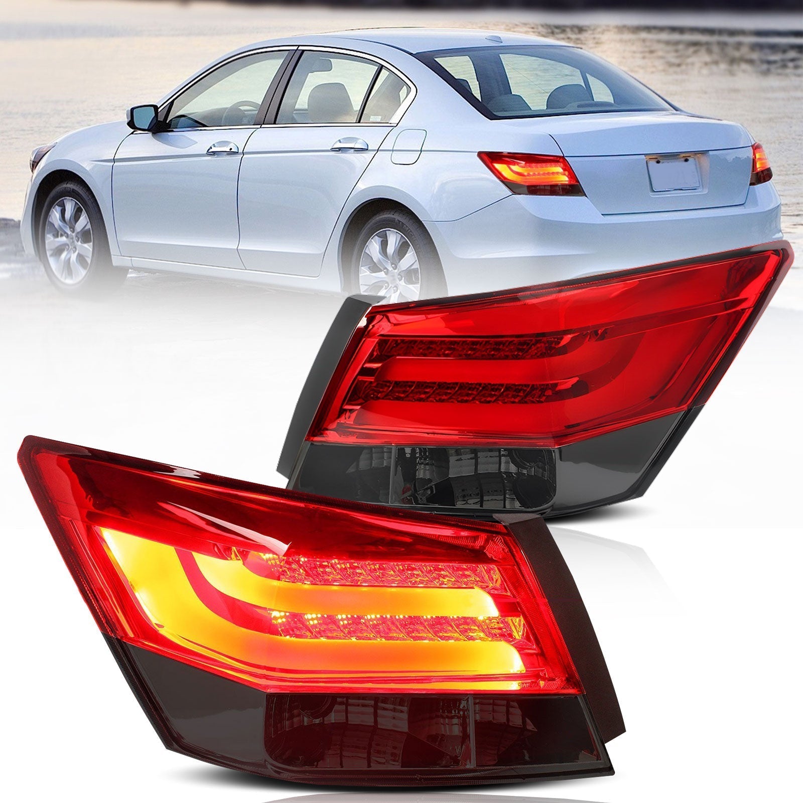 LED Tail Lights for Honda Accord 2008–2012 LED Rear Light [2PCS]
