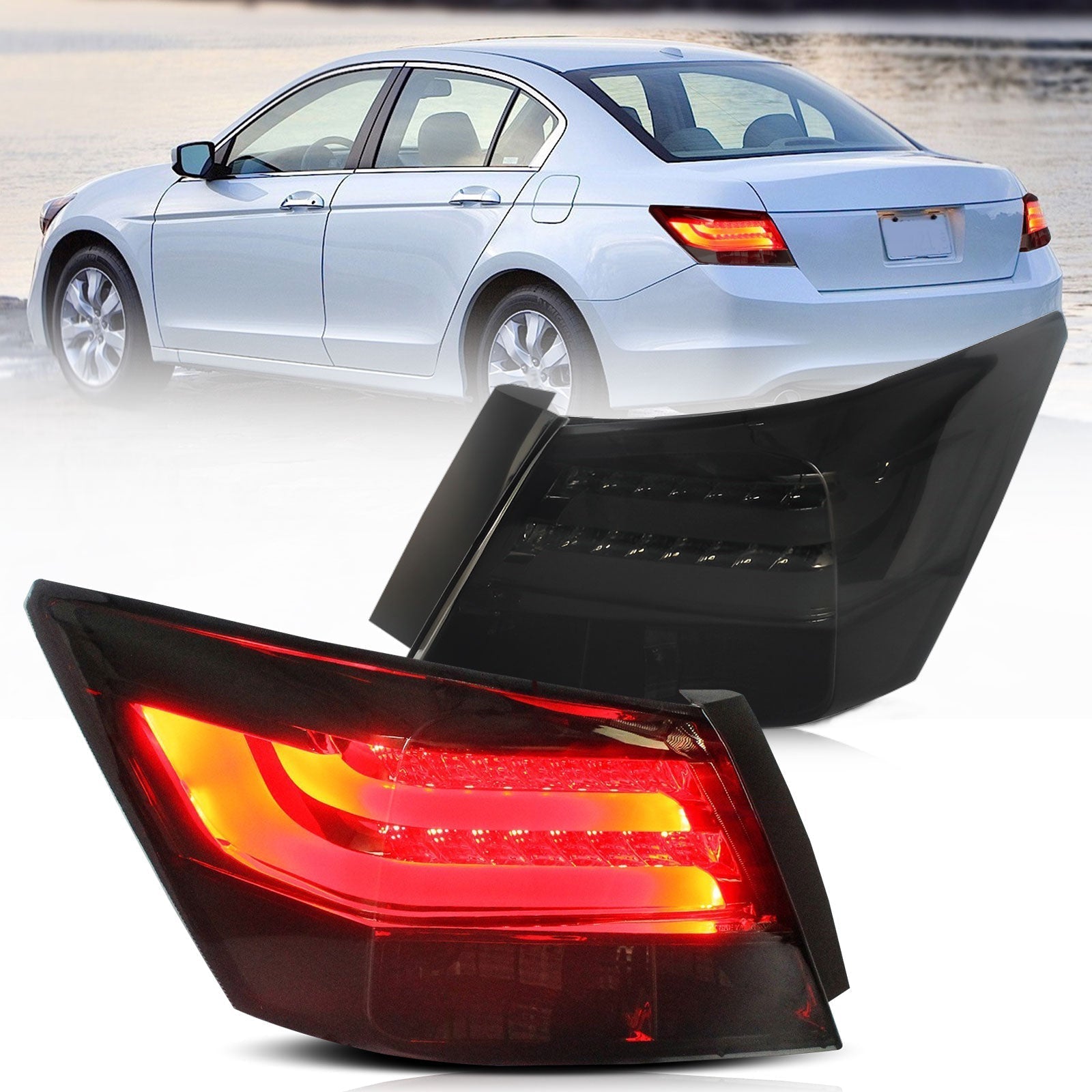 LED Tail Lights for Honda Accord 2008–2012 LED Rear Light [2PCS]