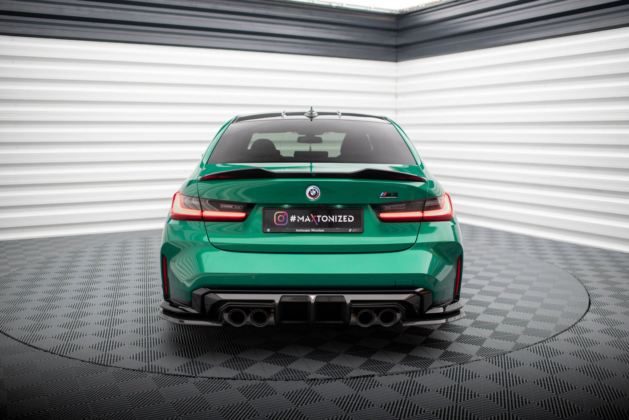 Maxton Carbon Fiber Rear Side Splitters BMW M3 G80 G81