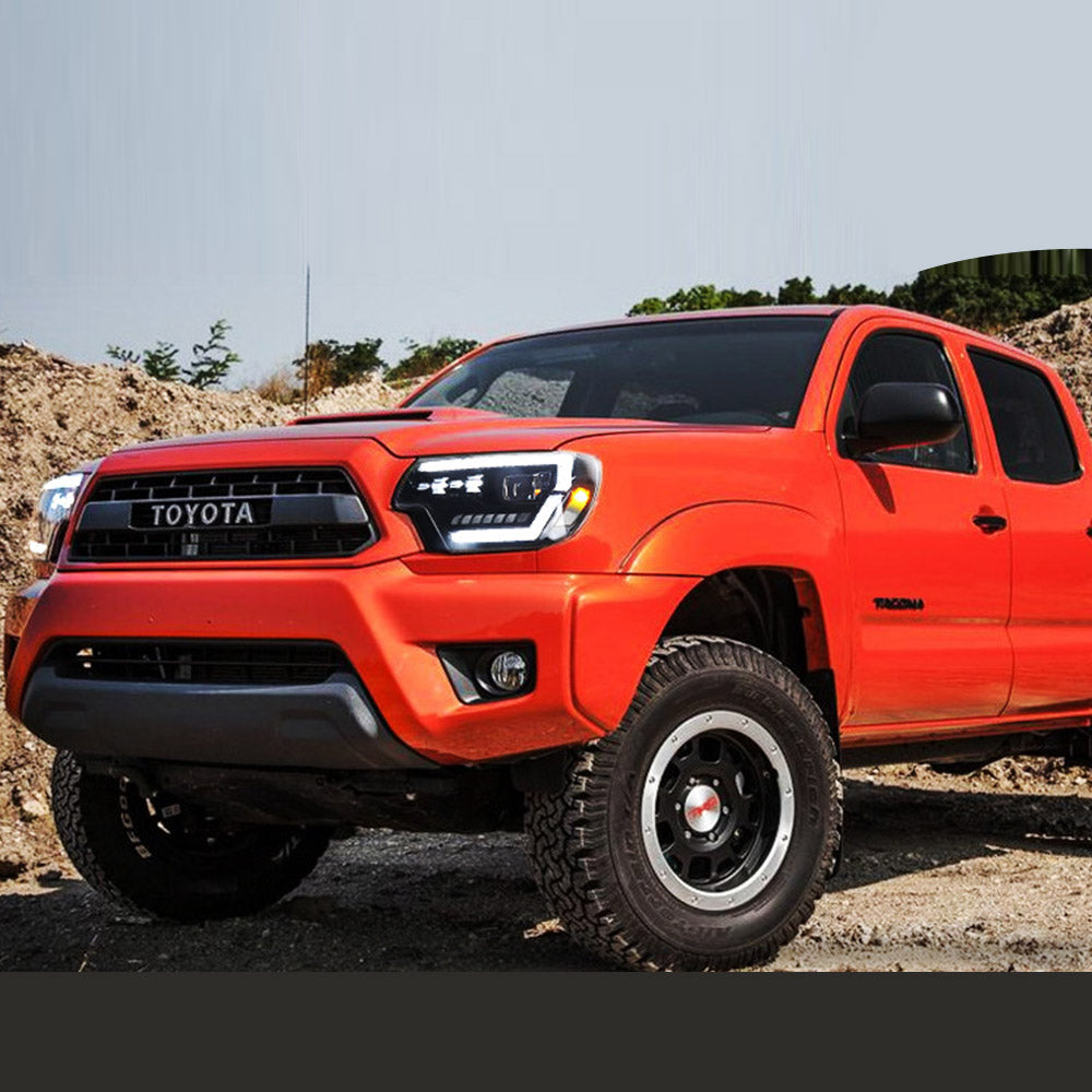 LED Headlights for Toyota Tacoma with Start-up Animation 2012–2015