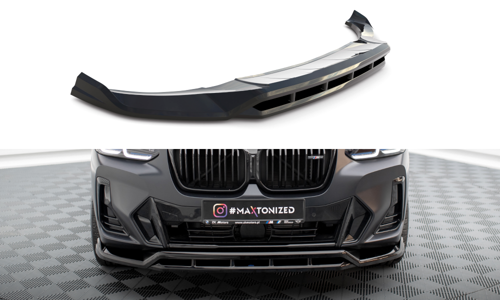 Maxton Design Front Splitter BMW X3 M-Pack G01 Facelift / iX3 M-Pack G08 Facelift
