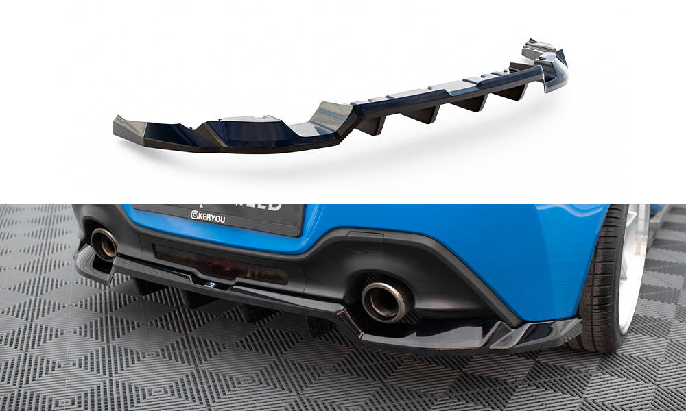 Maxton Design Rear Splitter (with vertical bars) V.1 Toyota GR86 Mk1 / Subaru BRZ ZD8