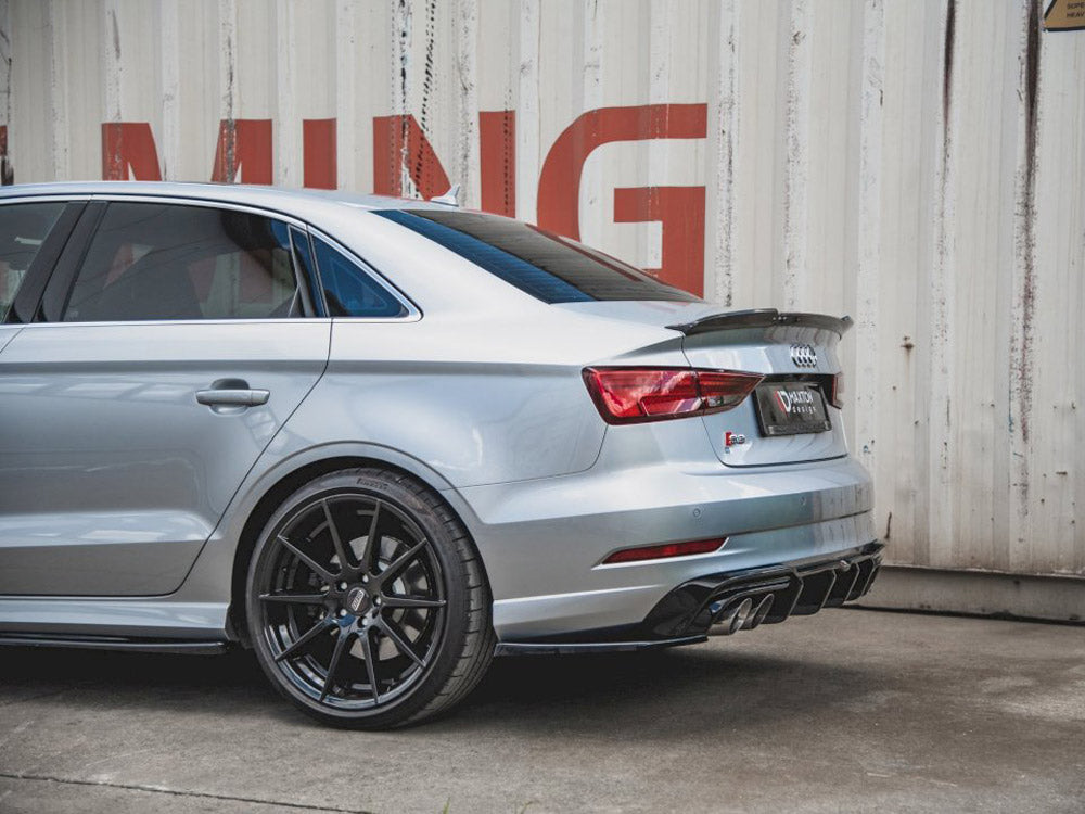 Maxton Design Rear Side Splitters v2 Audi S3 8V Sedan Facelift
