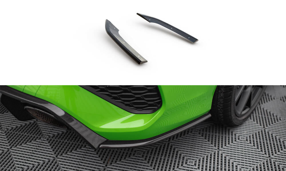 Maxton Carbon Fiber Rear Side Splitters V.2 Audi RS3 Sedan 8Y