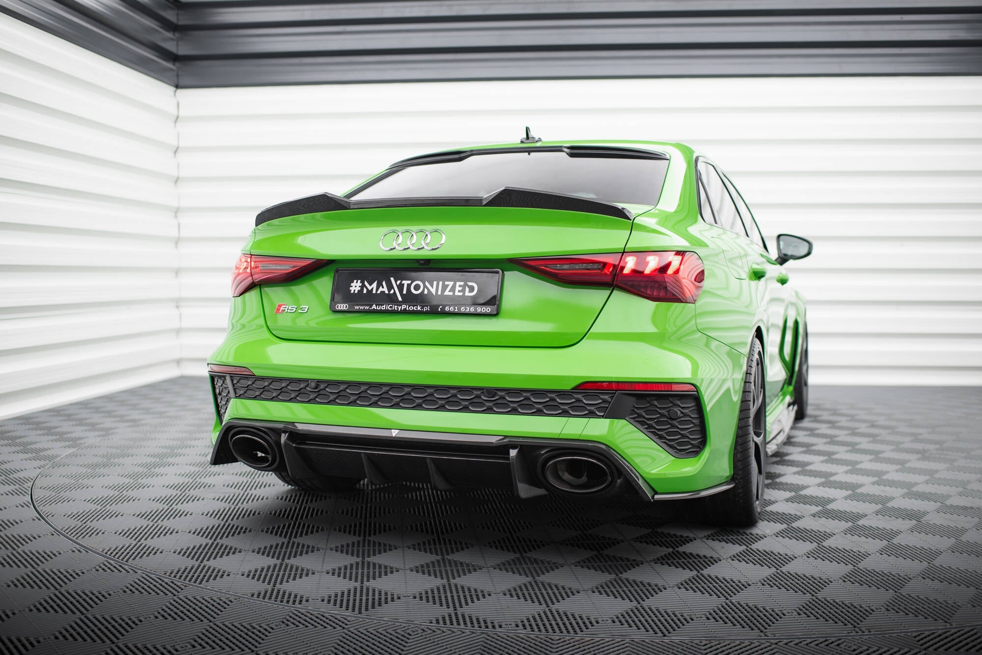 Maxton Carbon Fiber Rear Side Splitters V.2 Audi RS3 Sedan 8Y