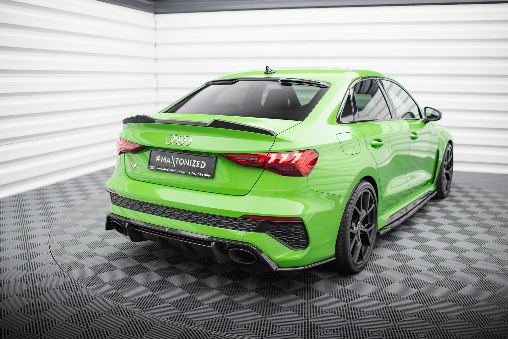 Maxton Carbon Fiber Rear Side Splitters V.2 Audi RS3 Sedan 8Y