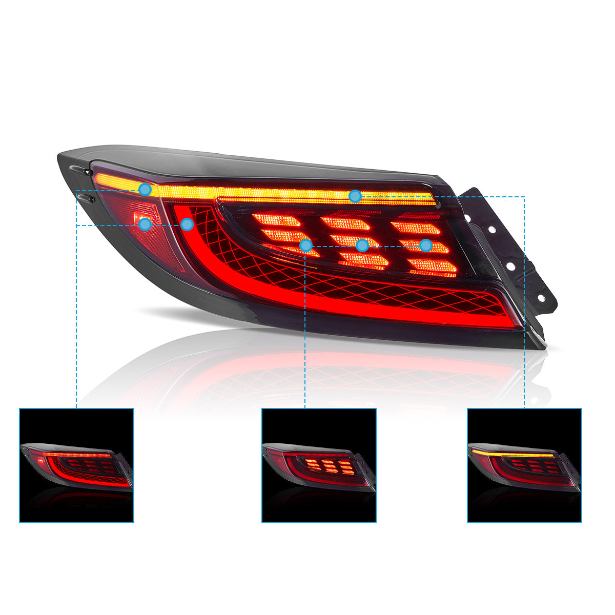 Tail Lights for Toyota 86 & Subaru BRZ 2021–2024