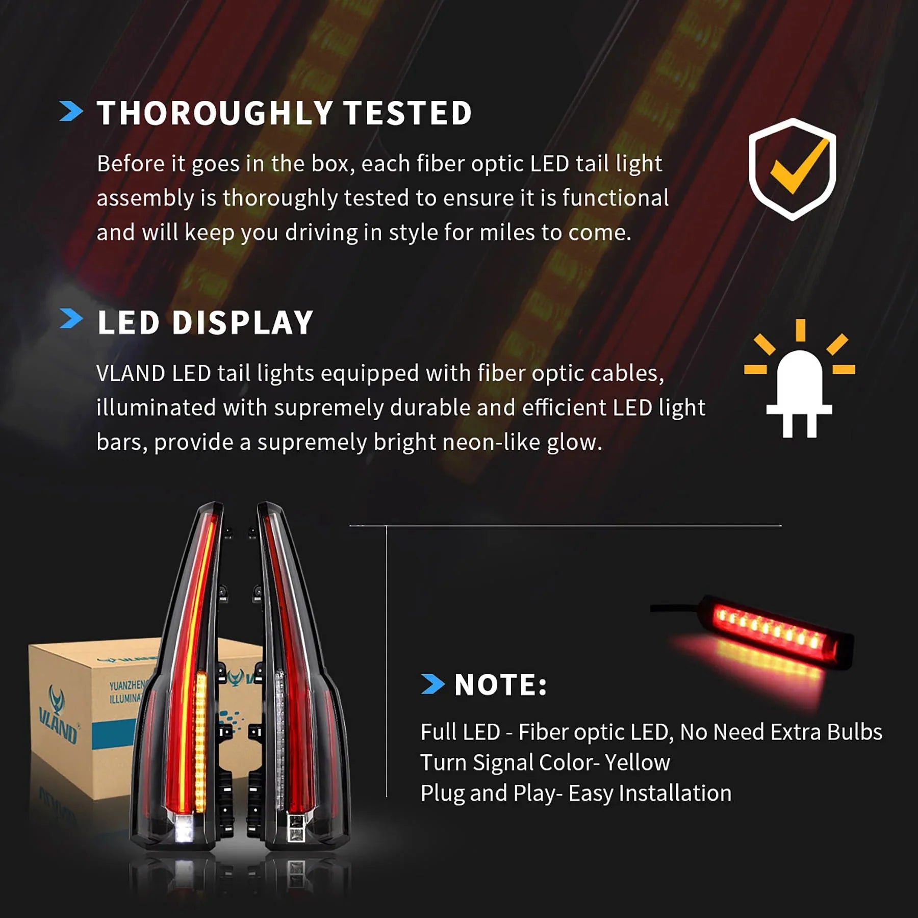 LED Tail Lights for GMC Yukon | Denali SUV 2015–2020