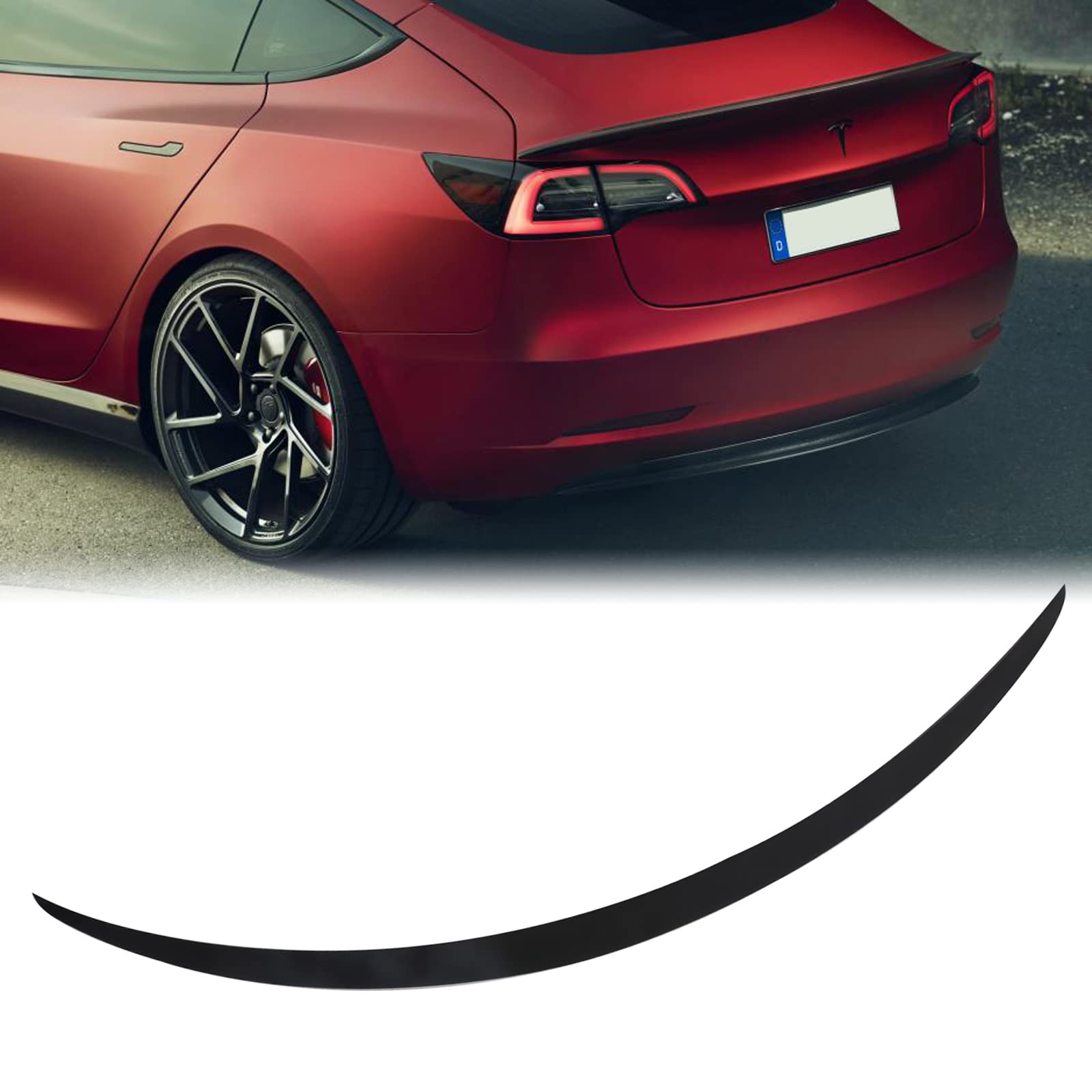 Tesla Model 3 OE Style ABS Spoiler (Gloss Black)