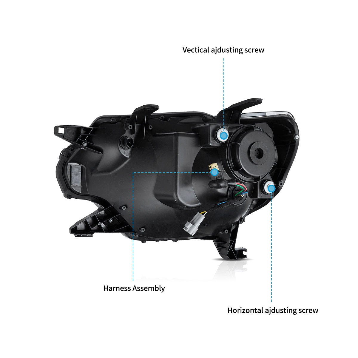 LED Headlights for Toyota Tacoma with Start-up Animation 2012–2015