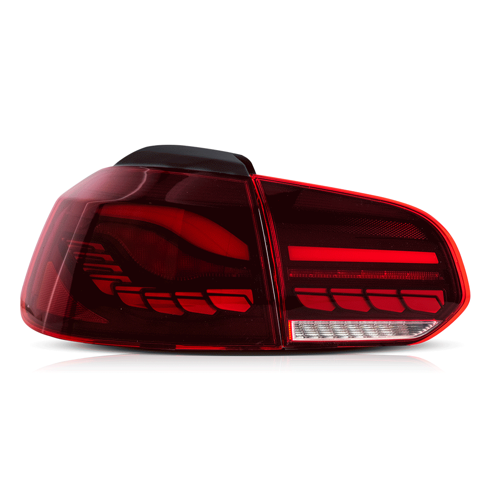 LED Tail Lights for Volkswagen Golf 6 MK6 2009–2014 (GTS Style)
