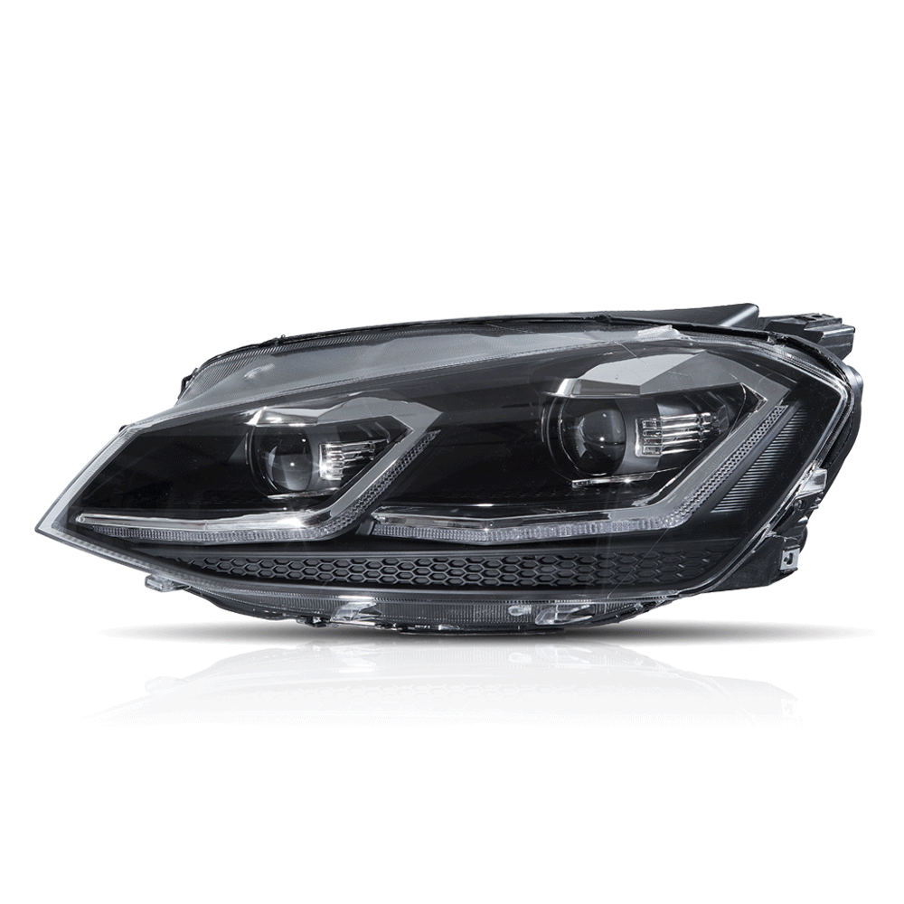 2012-2020 VW MK7.5R STYLE SEQUENTIAL LED HEADLIGHTS (MK7.5) - iilumo