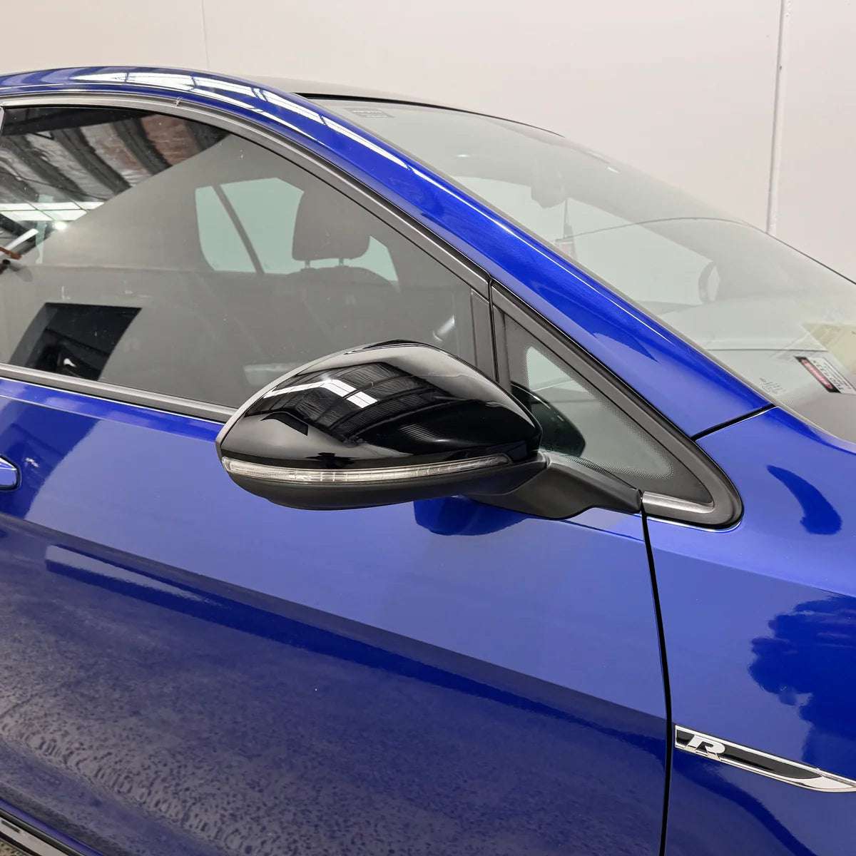 Mirror Cap Replacements For VW MK7 / MK7.5 GOLF - GTI, R, TSI (Gloss Black)