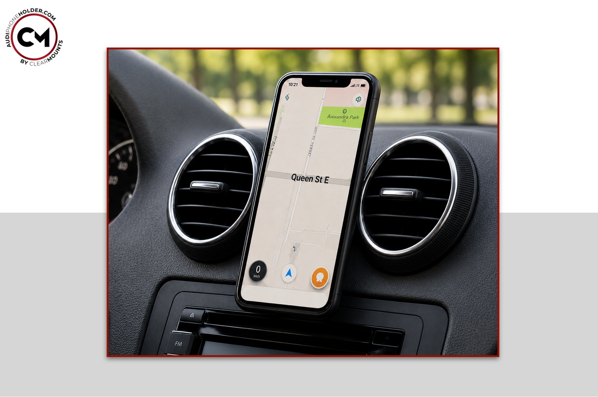 Clearmounts MagSafe Magnetic Phone Holder for Audi A3/S3 8P - Dubhaus Australia