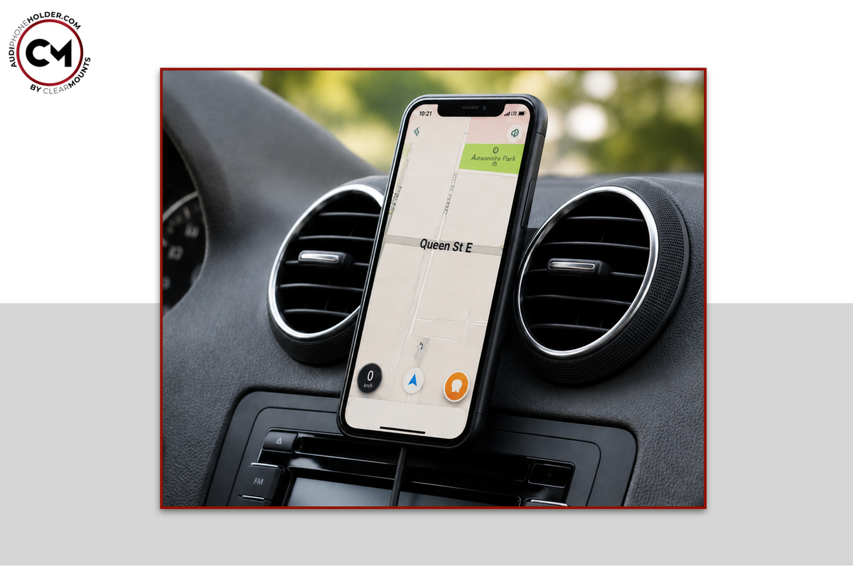 Clearmounts MagSafe Wireless Charging Phone Holder for Audi A3/S3 8P - Dubhaus Australia