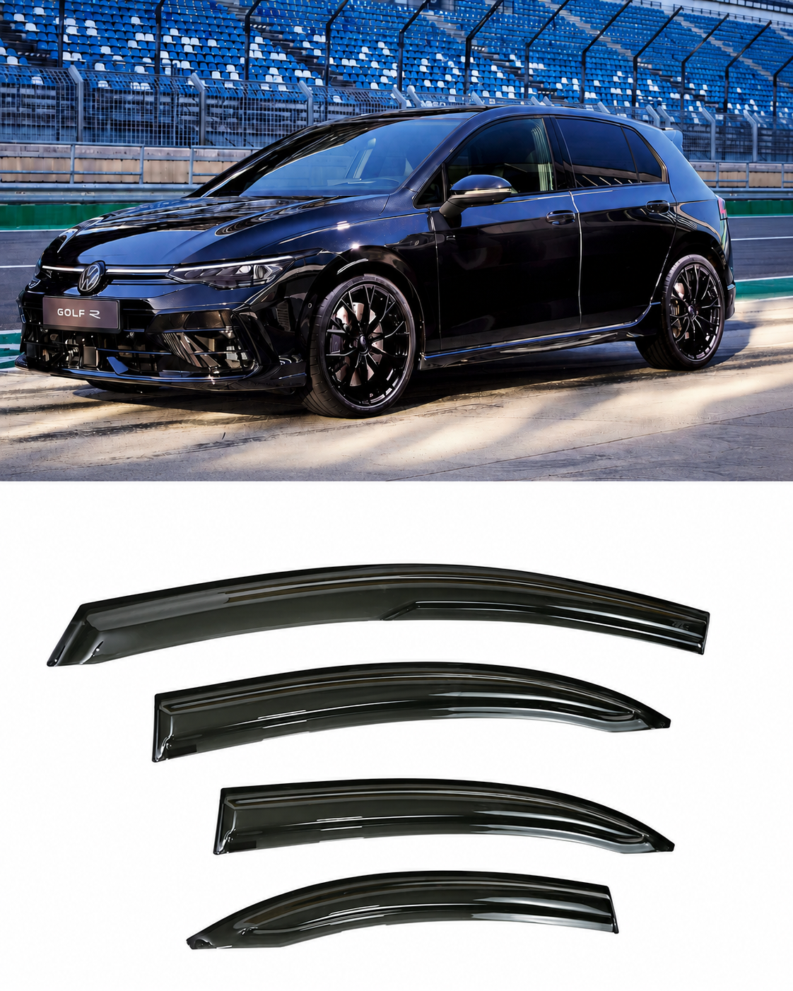 Weather Shield / Window Visor for Volkswagen Golf MK8 2020+