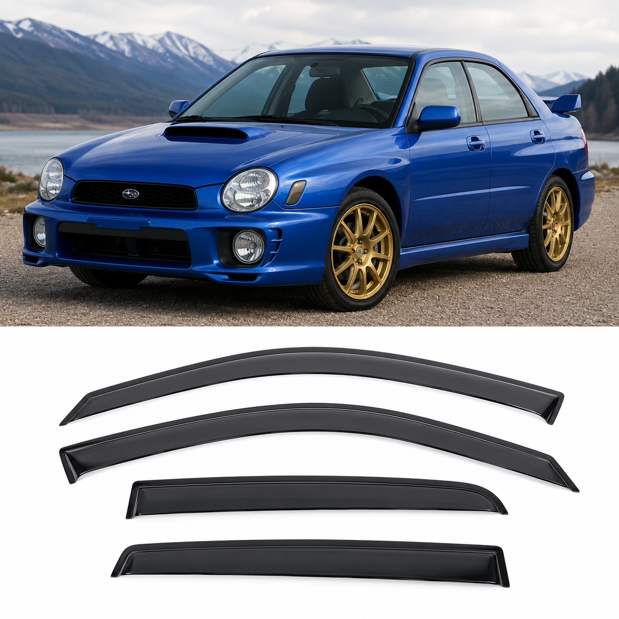 Weather Shield / Window Visor for SUBARU WRX 00-07