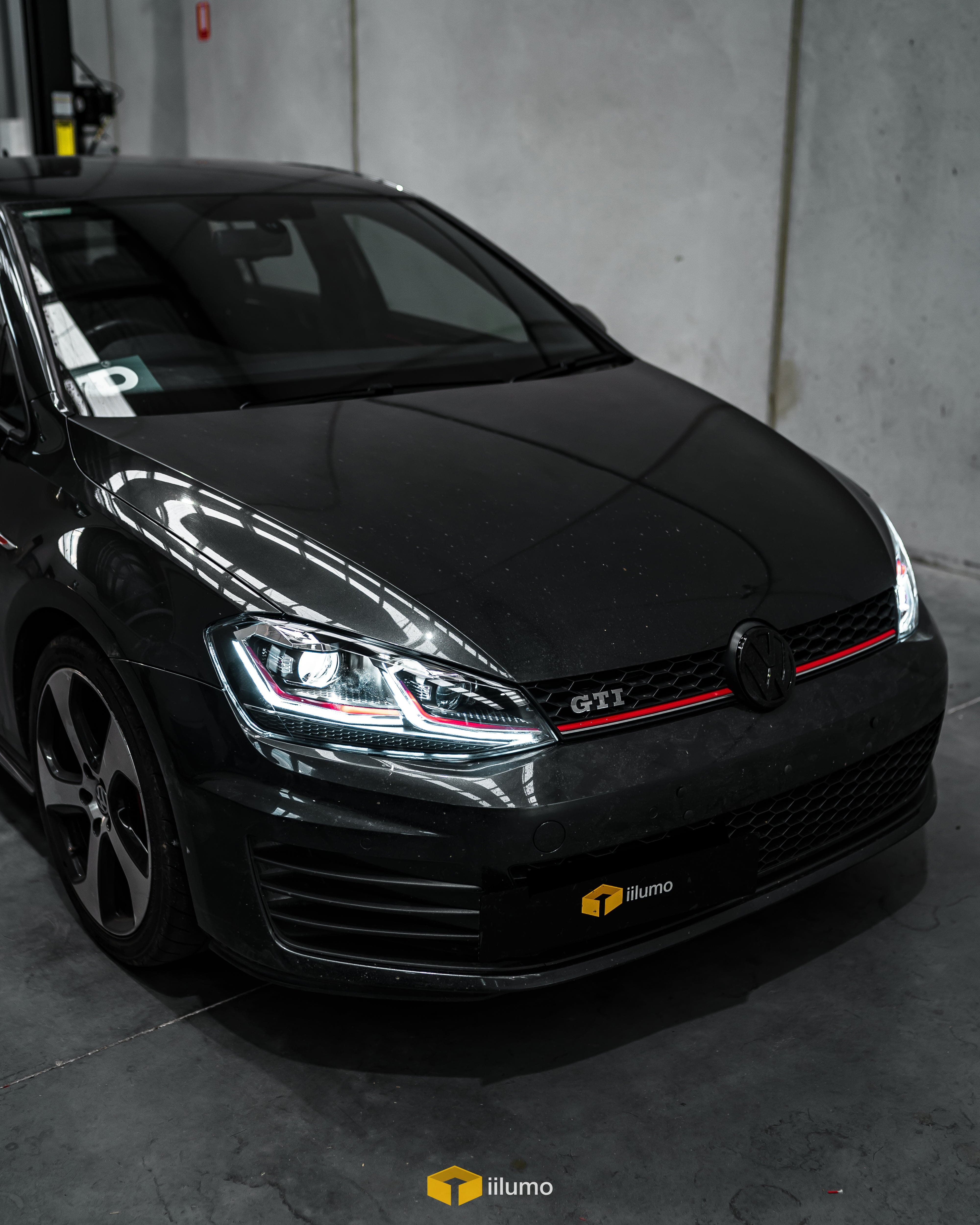2012-2020 VW MK7.5R STYLE SEQUENTIAL LED HEADLIGHTS (MK7) - iilumo