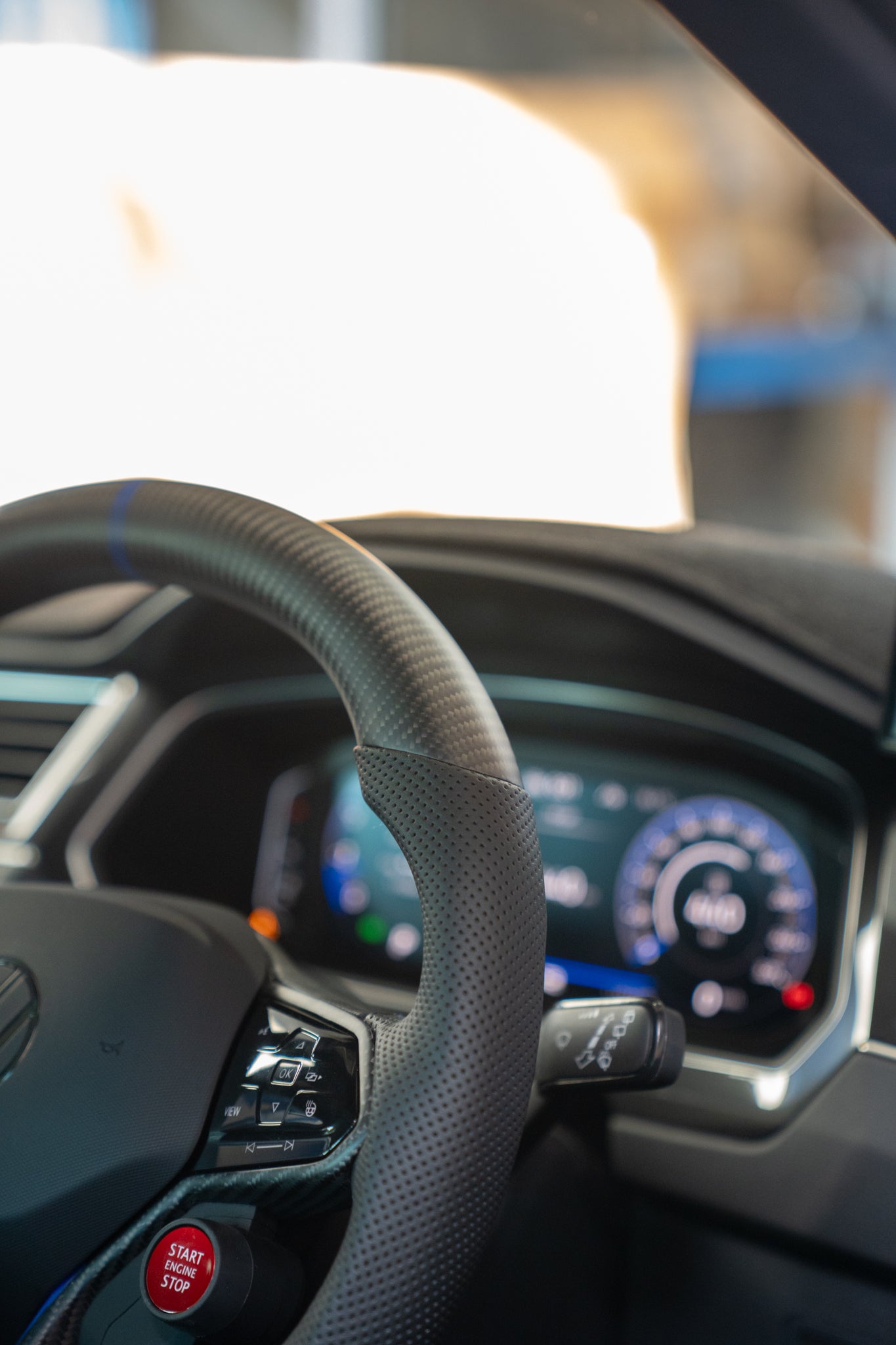 VW 2020+ Golf / Tiguan / T-Roc / Touareg Carbon Steering Wheel