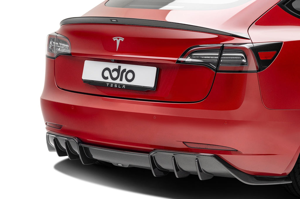 Tesla Model 3 Premium Prepreg Carbon Fiber Full Body Kit (PRE-ORDER GOOGLE FORM LINK) - ADRO 