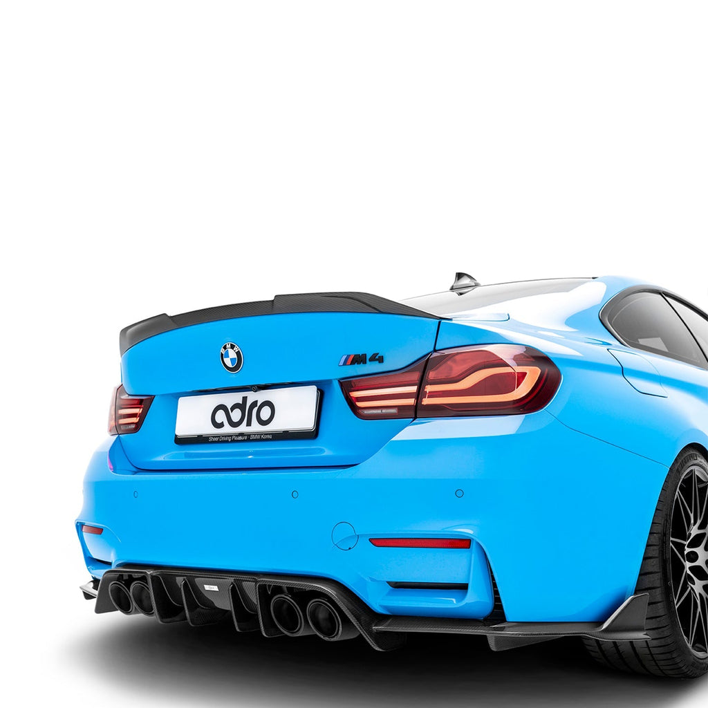 BMW M4 F82 Prepreg Carbon Fiber Trunk Spoiler - ADRO 