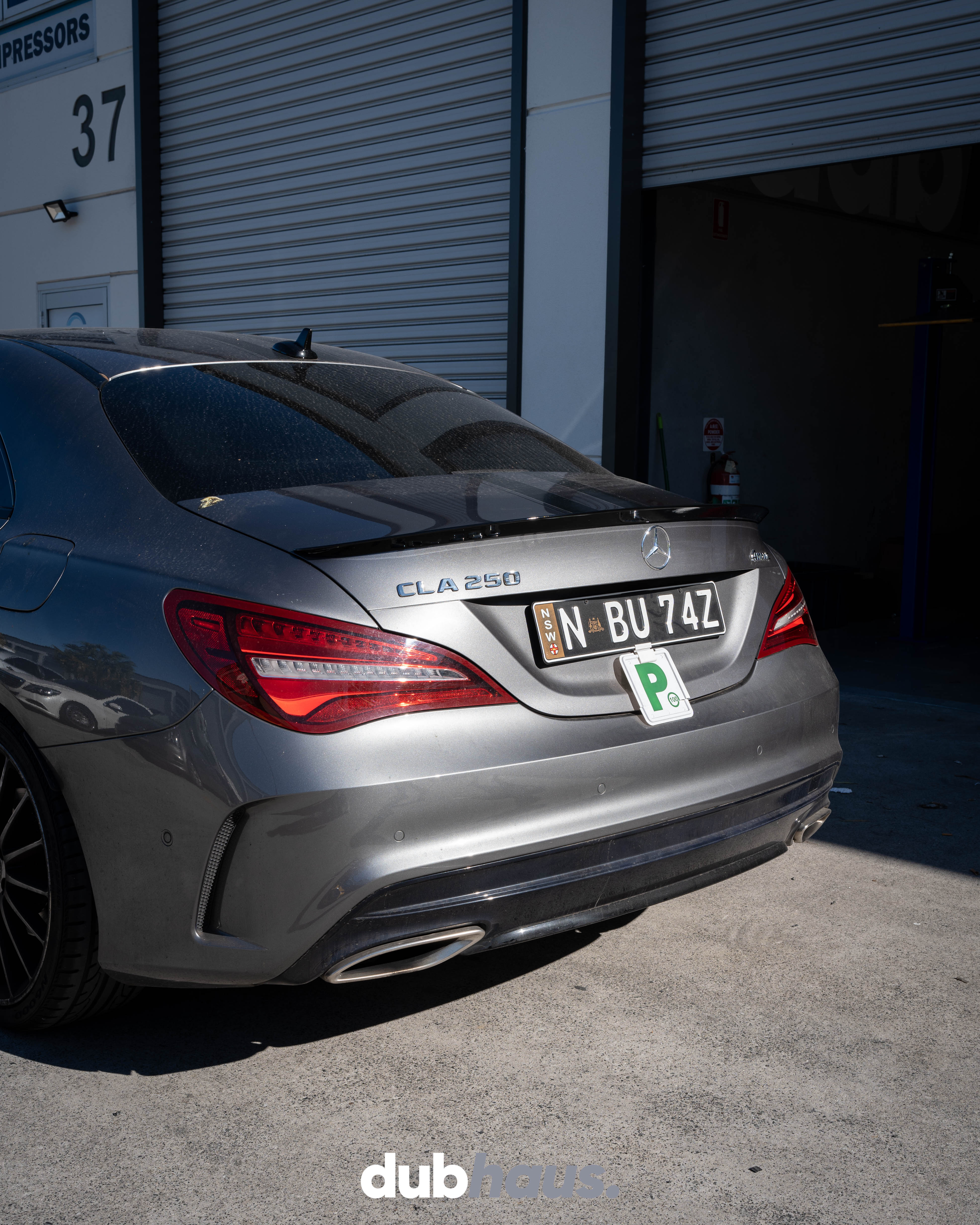 Mercedes Benz CLA C117 AMG Style ABS Spoiler (Gloss Black)