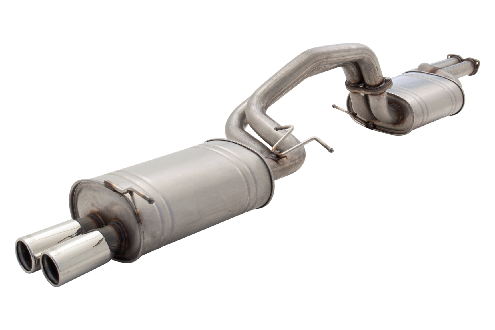 BA BF Falcon Turbo Sedan Twin 2.5Inch Raw 409 Cat Back Exhaust System