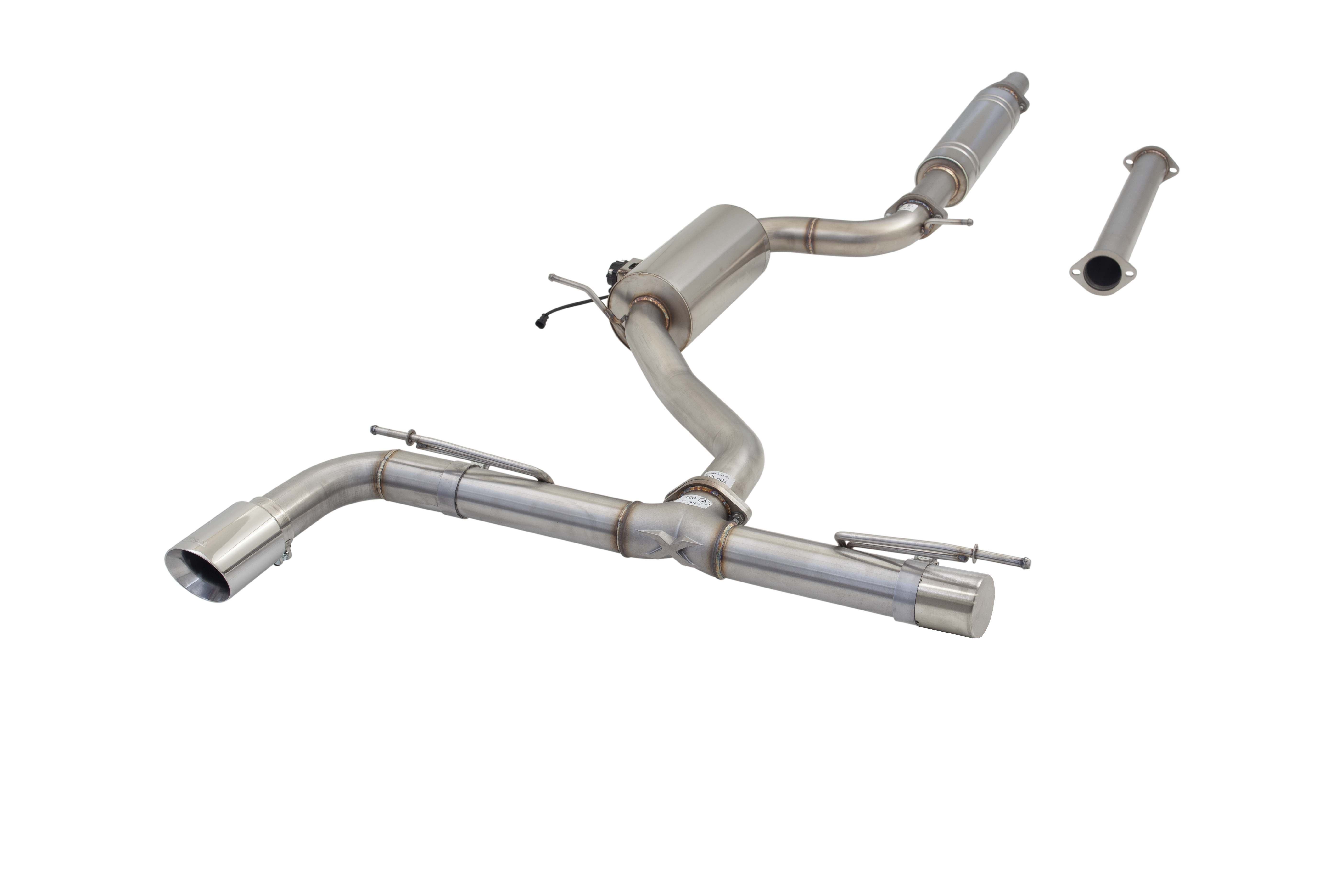 VW Golf TSI MK7 to MK8 Varex Valved Cat Back Exhaust System