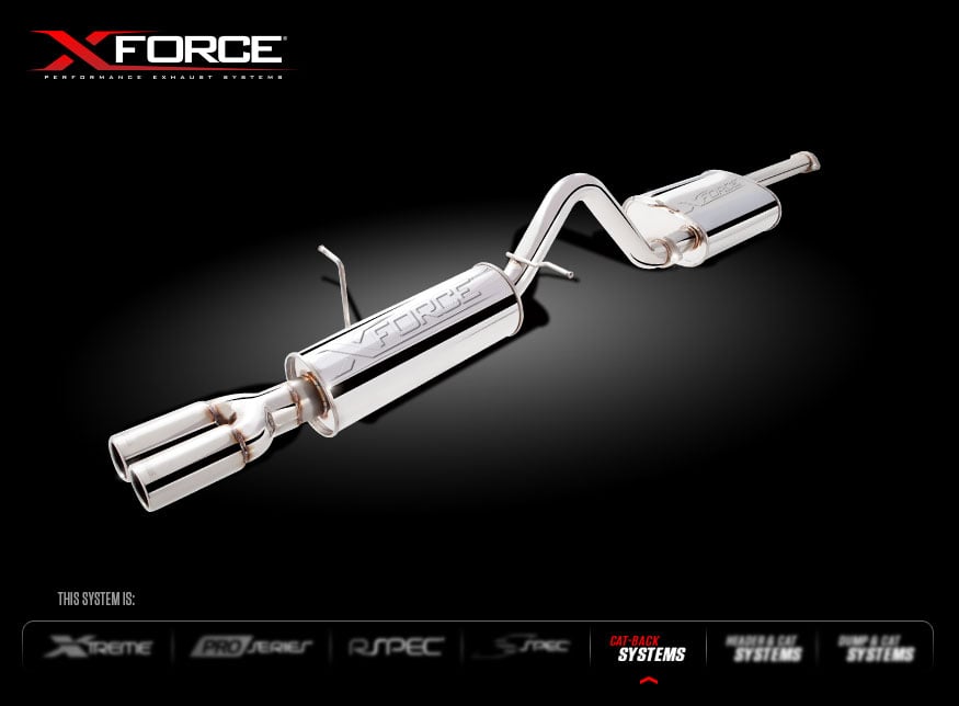 Ford Super Cab Flacon Ute 2.5Inch Cat Back Exhaust